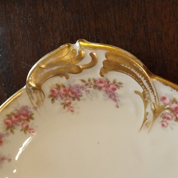 Limoges large porcelain plater - Picture 6 of 10